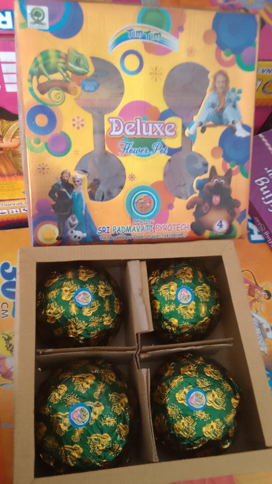 inba crackers Mud Pot Fancy Fountain